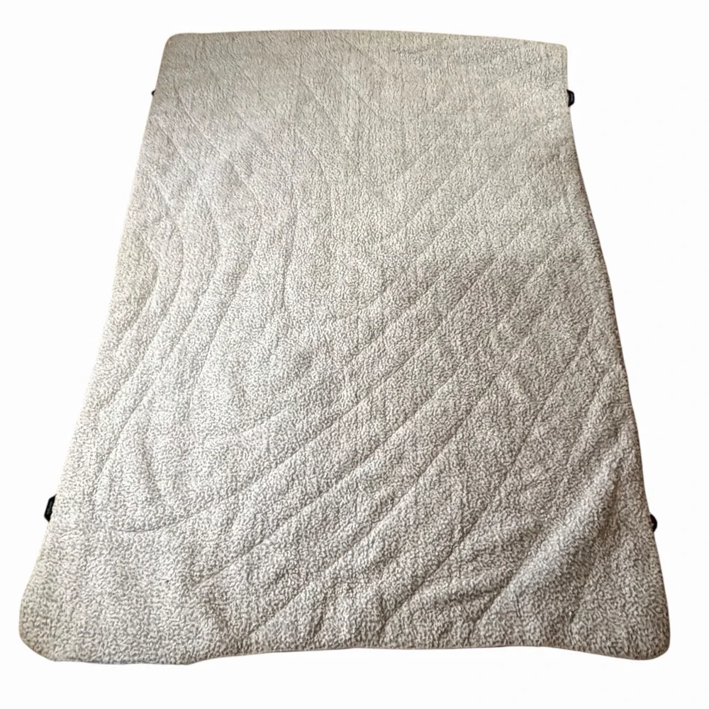 Rumpl The Sherpa Puffy Blanket Black & White Buffalo Plaid 50